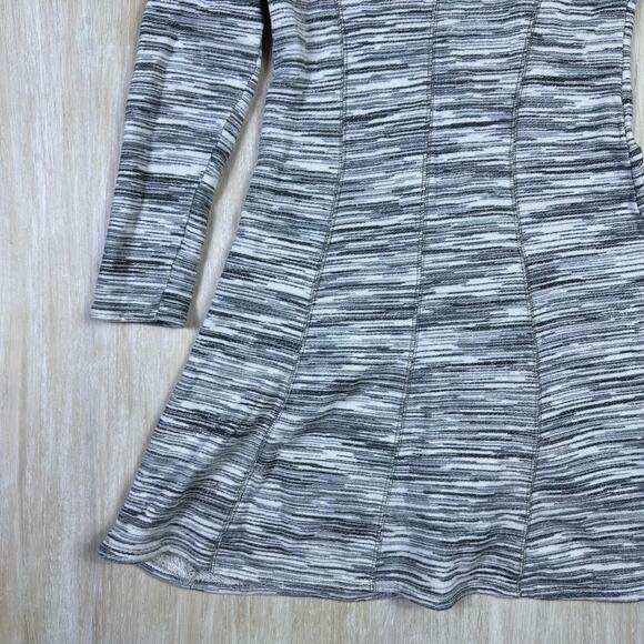 Anthropologie Saturday Sunday Gray Space Dye Bookend Sweater Dress XS Petite - Picture 8 of 15